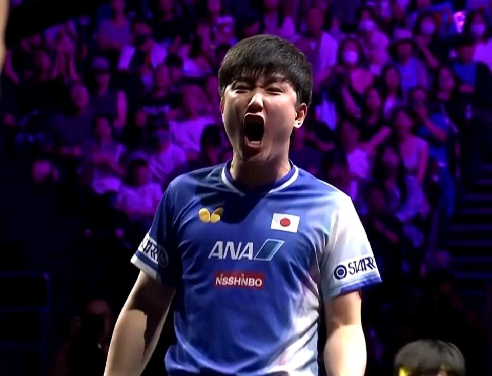 胜利的那一, 与张本智和, AA 胜利的那一, 与张本智和, AA